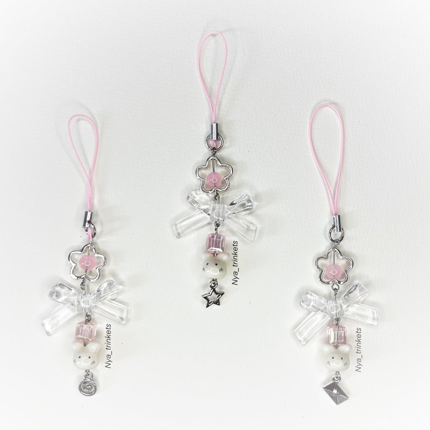 Bubblegum bunny Phone charm