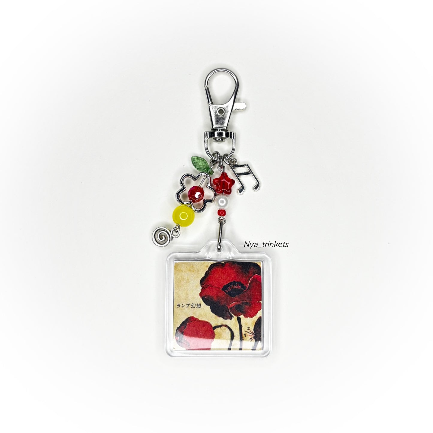 Rose of illusion keychain