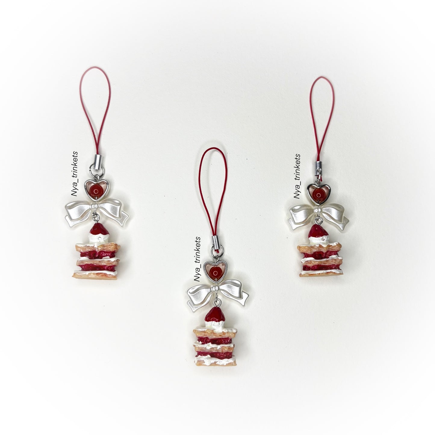 Sweetheart Stacks phone charm - 1pc