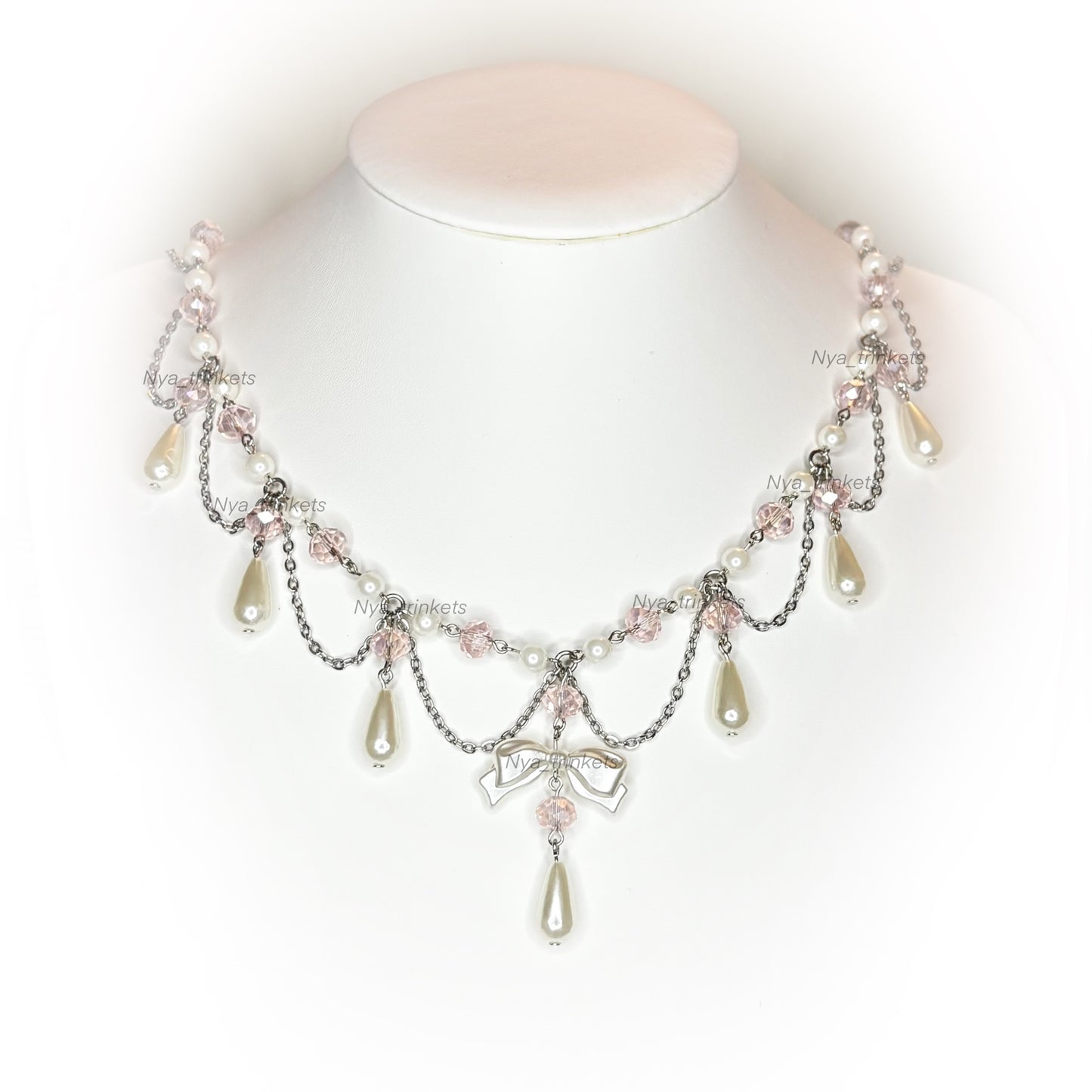 Pink promise necklaces