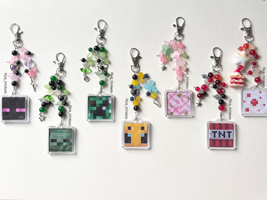 Pixel pal keychains - Minecraft edition