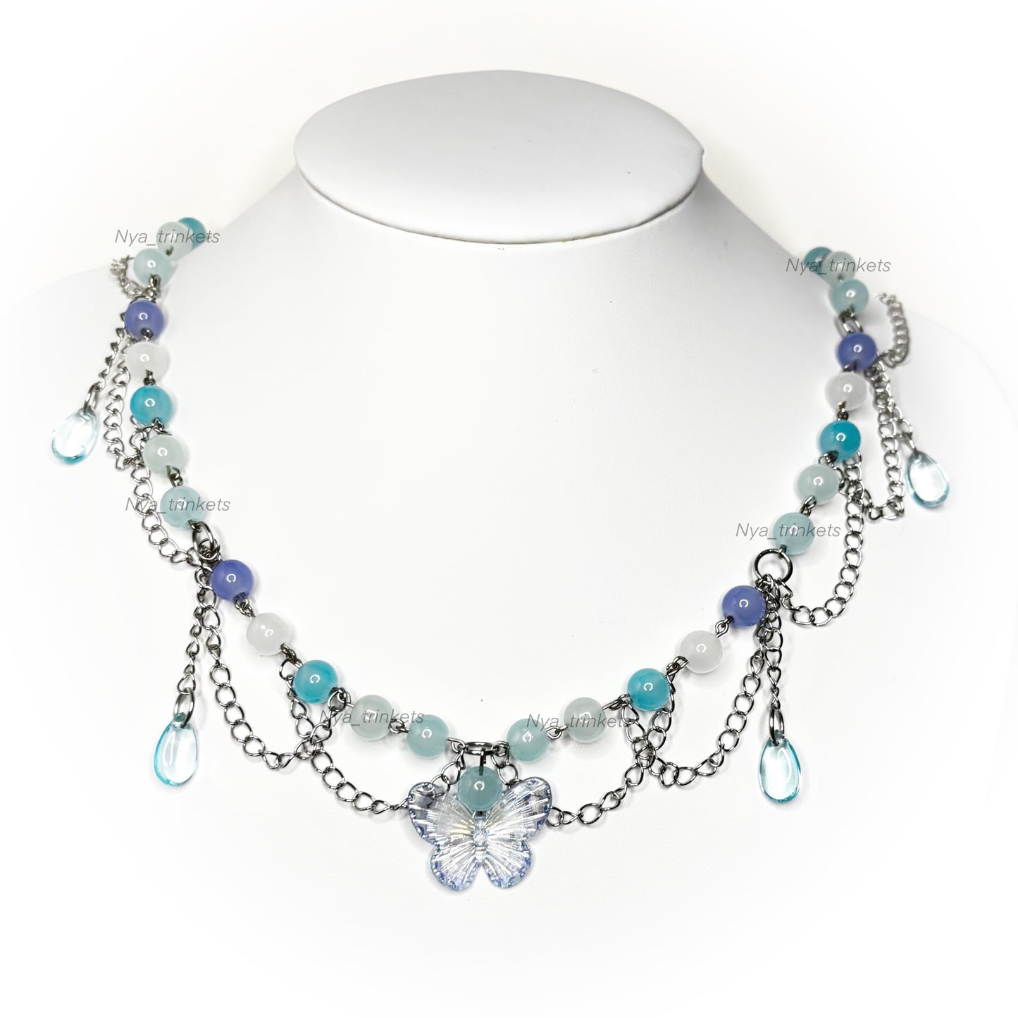 Wings of mist necklace