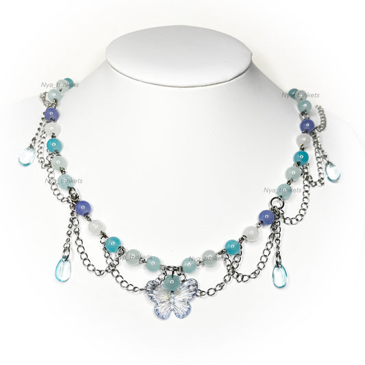 Wings of mist necklace