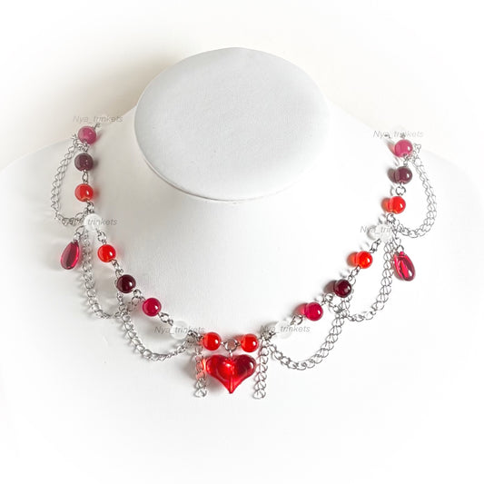 Scarlet romance necklace