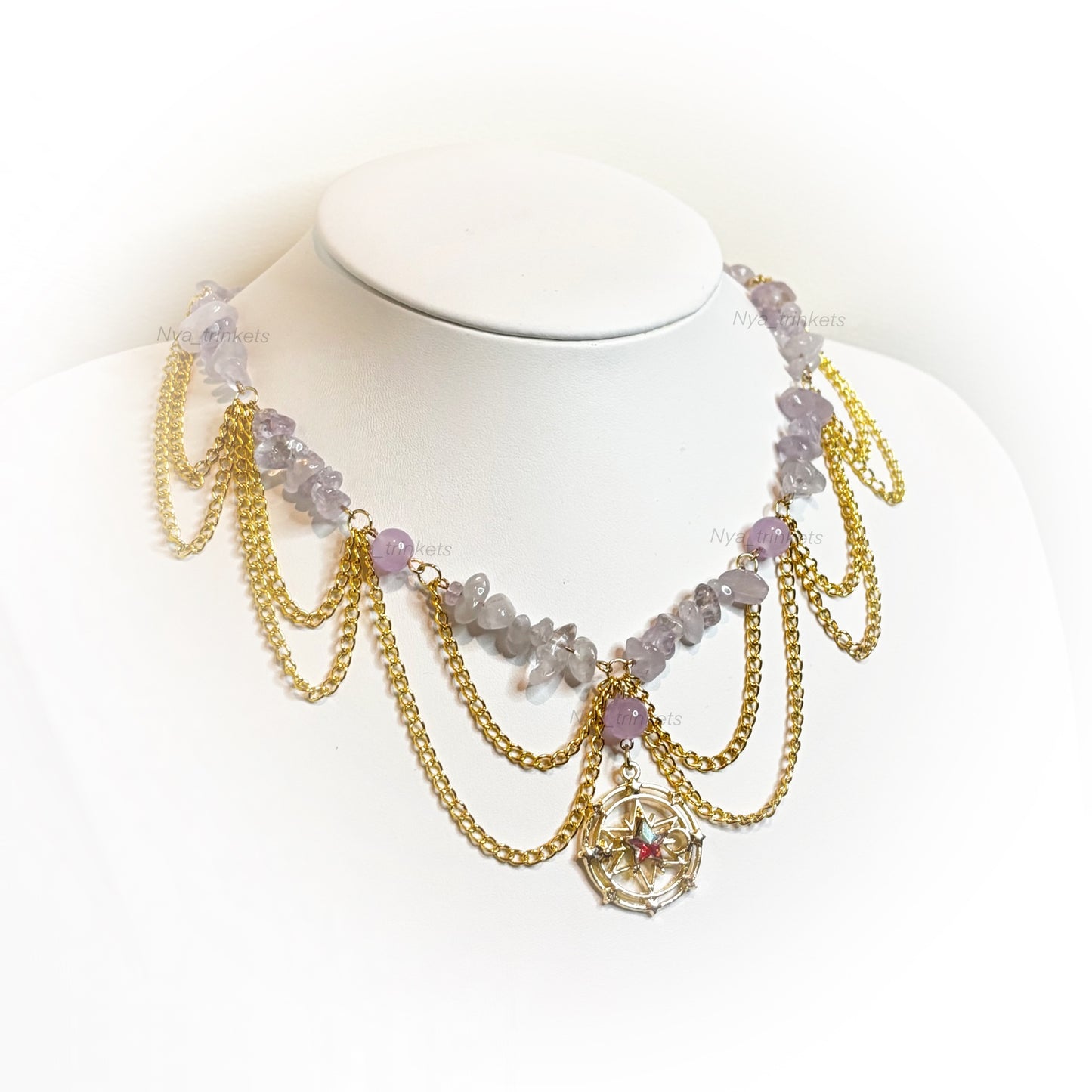 Amethyst Starfall Necklace