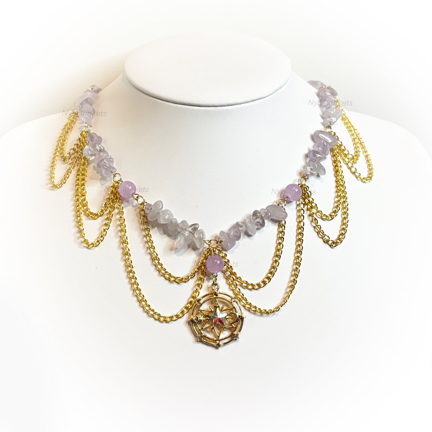 Amethyst Starfall Necklace