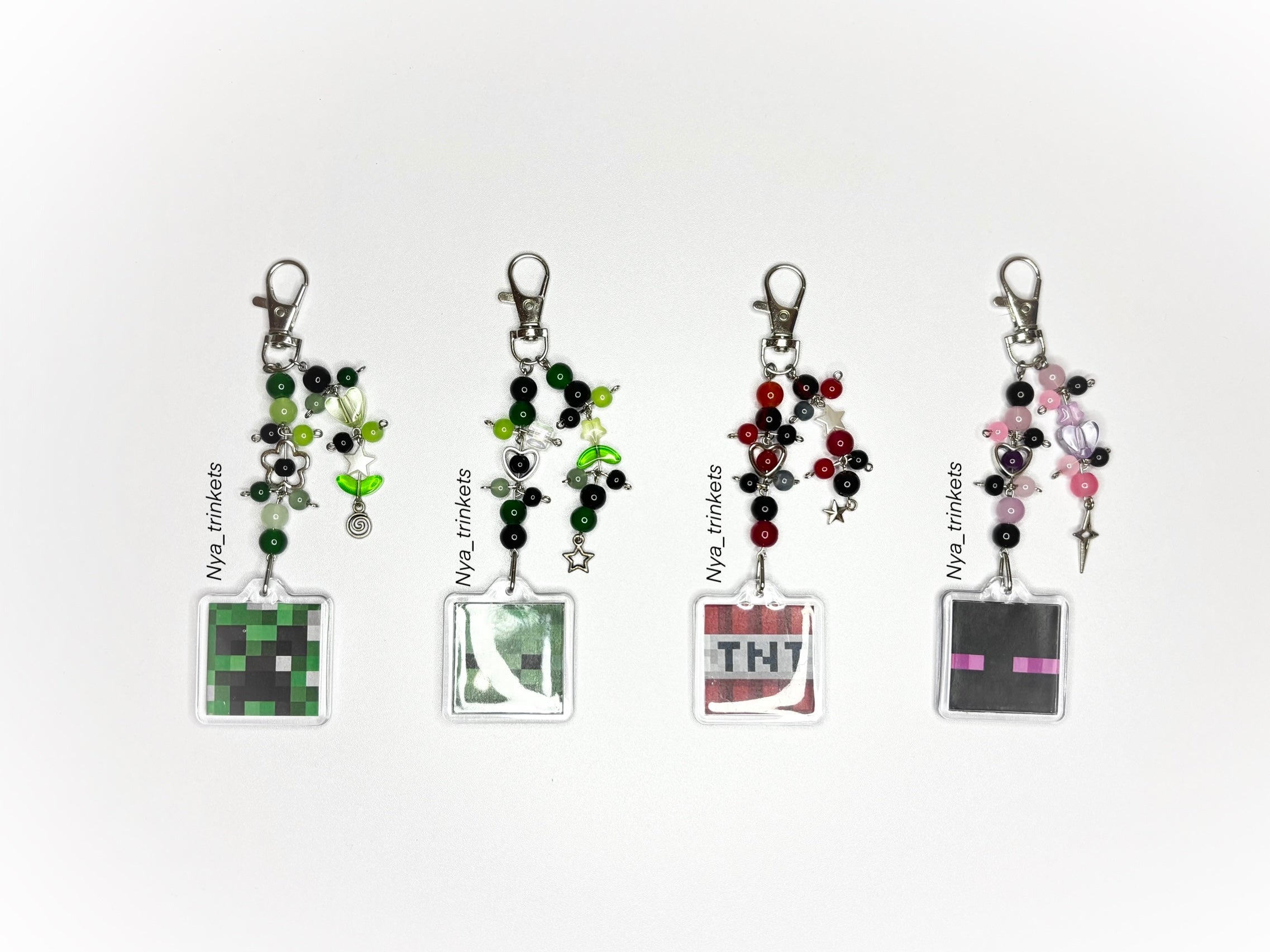 Pixel pal keychains - Minecraft edition – NyaTrinkets