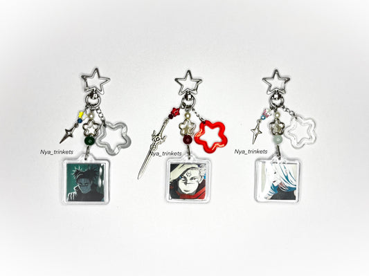 Starbound sorcerers: jujutsu trinket collection