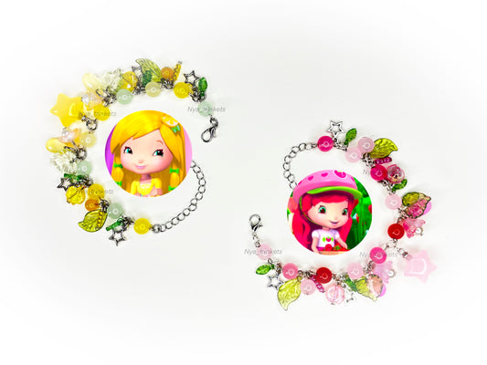 Strawberry shortcake and Lemon meringue bracelet