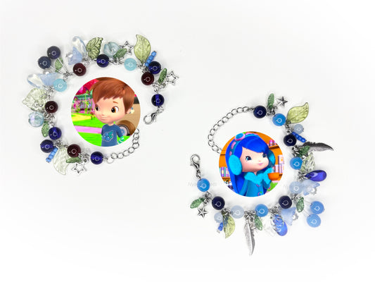 Blueberry muffin and huckleberry pie bracelets