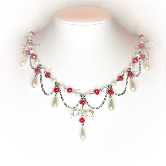 Red promise necklaces